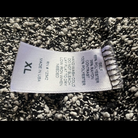 Coin 1804 Sheer Sweater Cardigan Sz XL - Picture 10 of 10